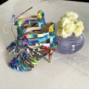 Nine West Ambroseo size 5 multicolor high heels